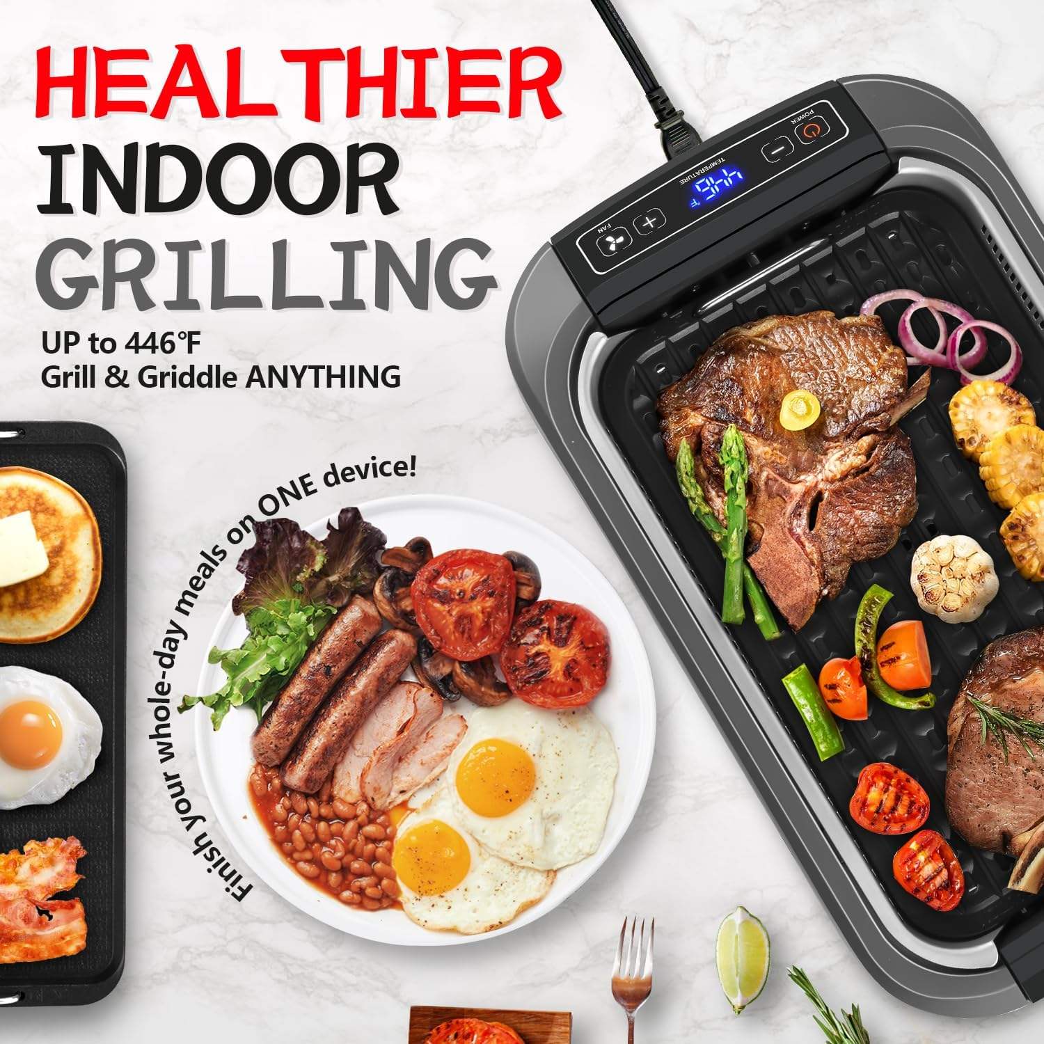 BẾP NƯỚNG ĐIỆN KHÔNG KHÓI GR-502 - Ảnh 8