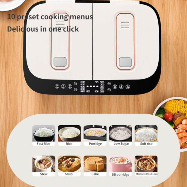 NỒI CƠM ĐIỆN HAI NGĂN 5L (2.5L + 2.5L) - Ảnh 3