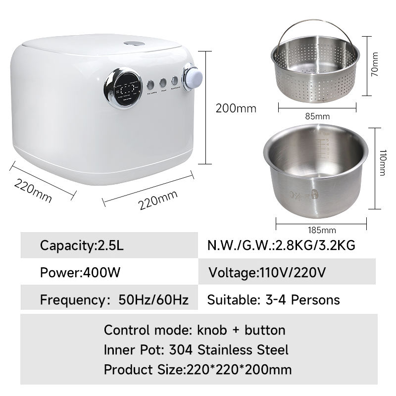 NỒI CƠM ĐIỆN TÁCH ĐƯỜNG 2.5L – MODEL: MSK-666S - Ảnh 2