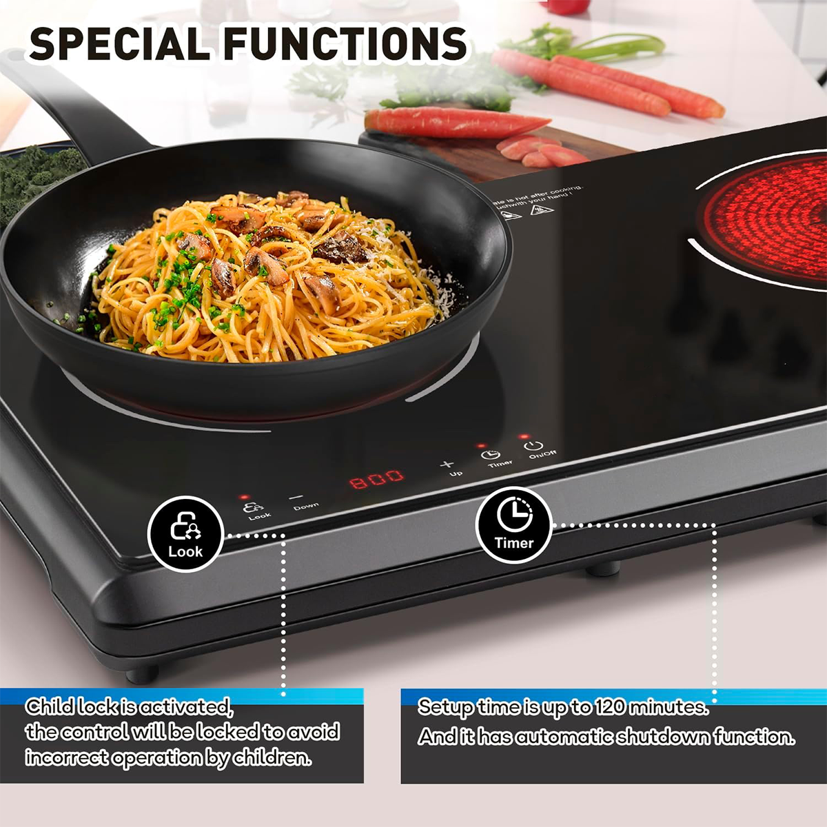 BẾP HỒNG NGOẠI ĐÔI - MODEL: ES-088 - Ảnh 5